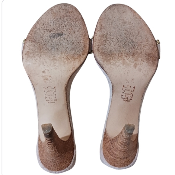 Ulla Johnson Dani Tassel Heels Rose Suede - Picture 12 of 16